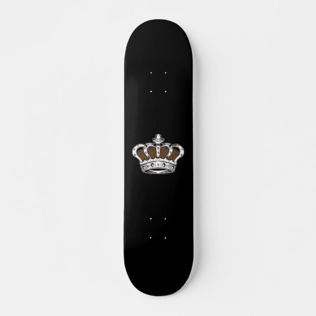 Skateboard Couronne - Brown (Devant)