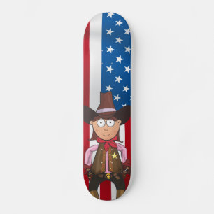 Skateboard Cowgirl