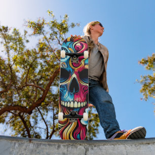 Skateboard Crâne