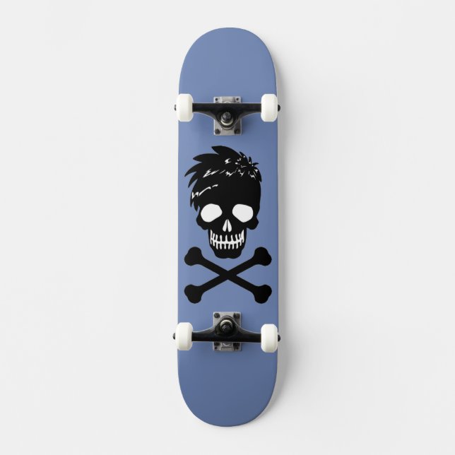 Skateboard Crâne (Recto)