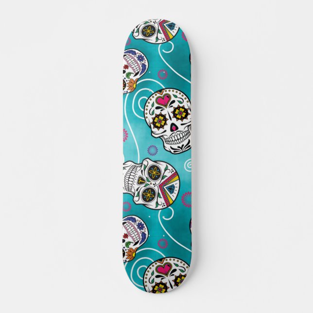 Skateboard Crâne à sucre (Devant)