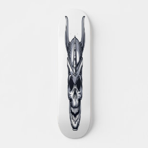 Skateboard Crâne aux cornes