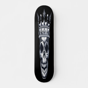 Skateboard Crâne avec couronne