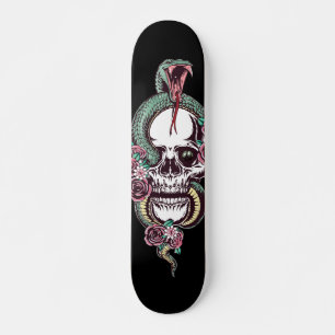 Skateboard Crâne avec planche à roulettes