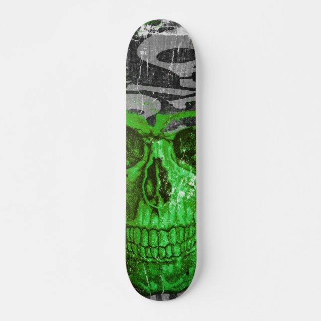 Skateboard Crâne d'Halloween #2 (Devant)