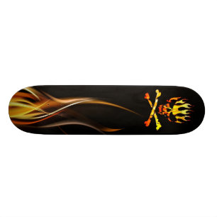 Skateboard Crâne du feu
