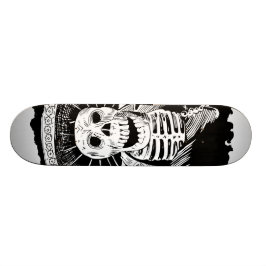 Skateboard Crâne fou mexicain mort de mariachi