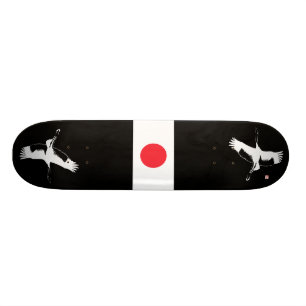 Skateboard Crâne japonaise