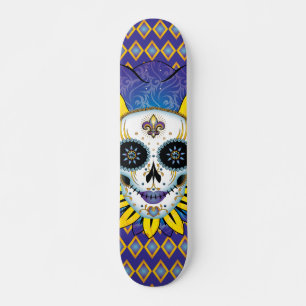Skateboard Crâne Lady Jester