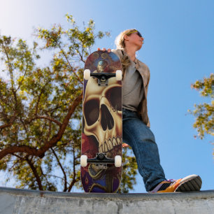 Skateboard Crâne os nu