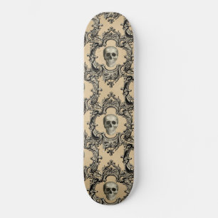Skateboard Crânes de cadre victorien Goth Skeleton gothique