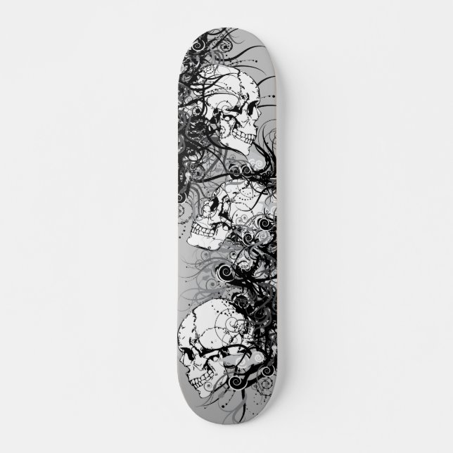 Skateboard Crânes de fantaisie (Devant)