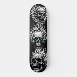 Skateboard Crânes enflammés Personnalisés