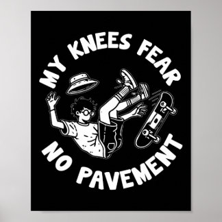 Skateboard Crash Accident Survivor Get Well Skateb Poster