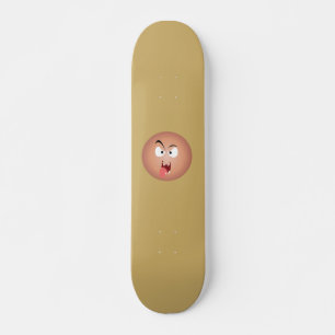 Skateboard Crazy Face Skate