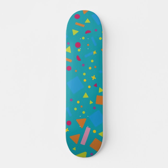Skateboard Création géométrique de la figure 1 (Devant)