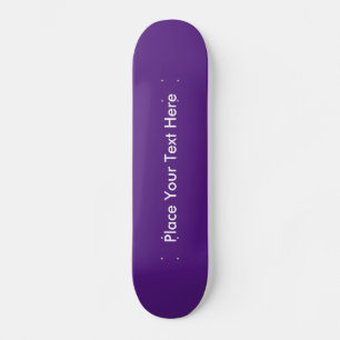 Skateboard Créer votre propre message personnalisé Purple
