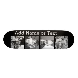 Skateboard Créez un collage d'Instagram avec 4 photos - noir