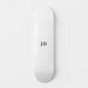 Skateboard Créez votre propre blanc