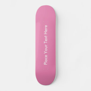 Skateboard Créez votre propre message personnalisé rose