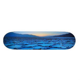Skateboard crépuscule, Death Valley, la Californie