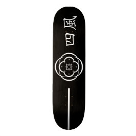 Skateboard Crest of the Four Winds samurai