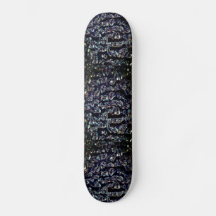 Skateboard Cristaux de verre Réflexions Planche