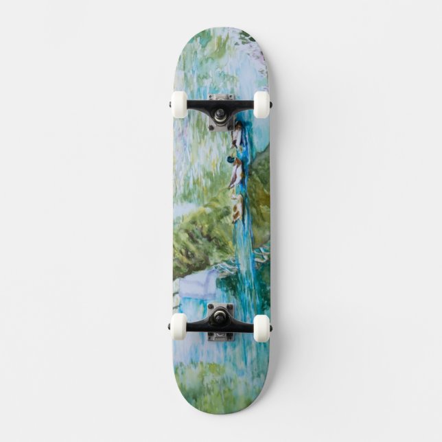 Skateboard Croisement de canal (Recto)