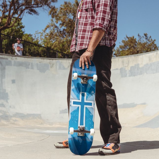 Skateboard Croix (Extérieur 2)