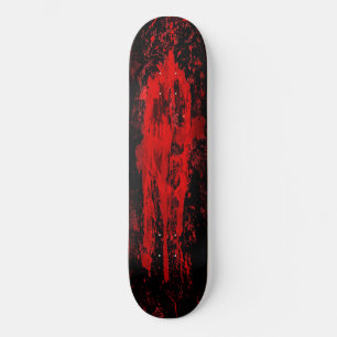 Skateboard Croix celtique rouge sanglant
