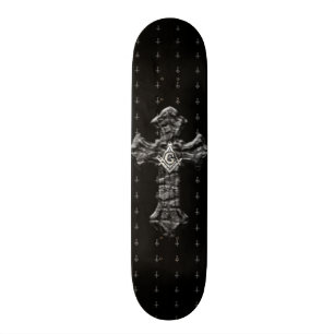 Skateboard Croix maçonnique