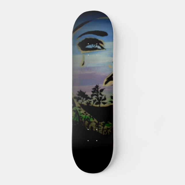Skateboard "Cry Ghost" (Vorderseite)