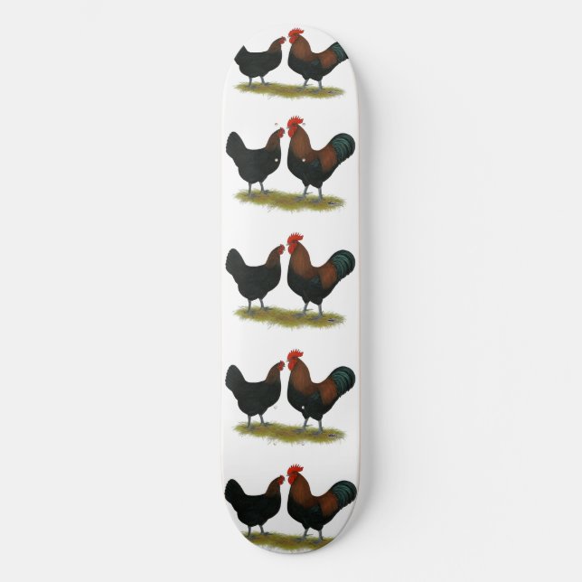 Skateboard Cuivre noir des Marans (Recto)