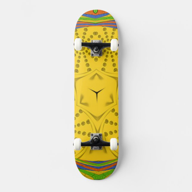 Skateboard Culture ancienne Belles couleurs égyptiennes (Recto)