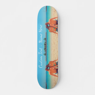 Skateboard Custom Photo Your Summer Holiday Design Skate