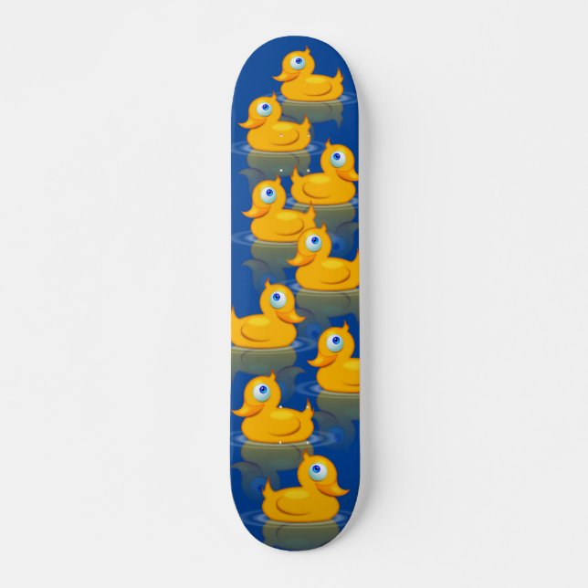 Skateboard Cute Canards En Caoutchouc Vous Regardant (Devant)