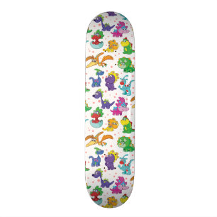 Skateboard Cute Kawaii Dinosaures