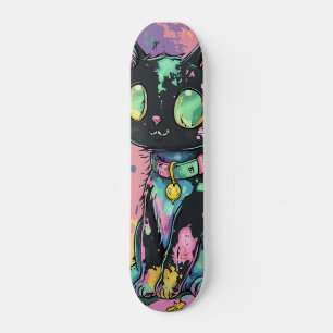 Skateboard Cute Kawaii Pastel Goth Patchwork Gothique Déplais