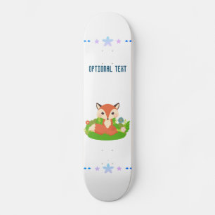 Skateboard Cute Little Fox