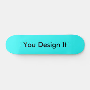 Skateboard Cyan Blue