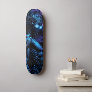 Skateboard Cyborg Warrior