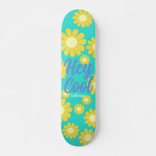Skateboard Daisy Green Turquoise