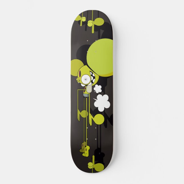 Skateboard Dalek "Souris Funk" (Recto)