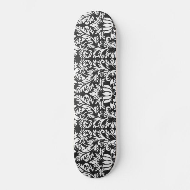 Skateboard Damask Lace Brocade Classic Wallpaper (Recto)