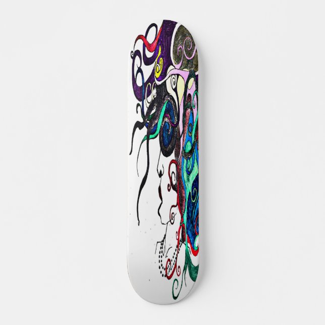Skateboard Dame de vie (Devant)