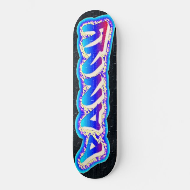Skateboard DANNY Tableau de bord personnalisé Customisé Graff (Recto)