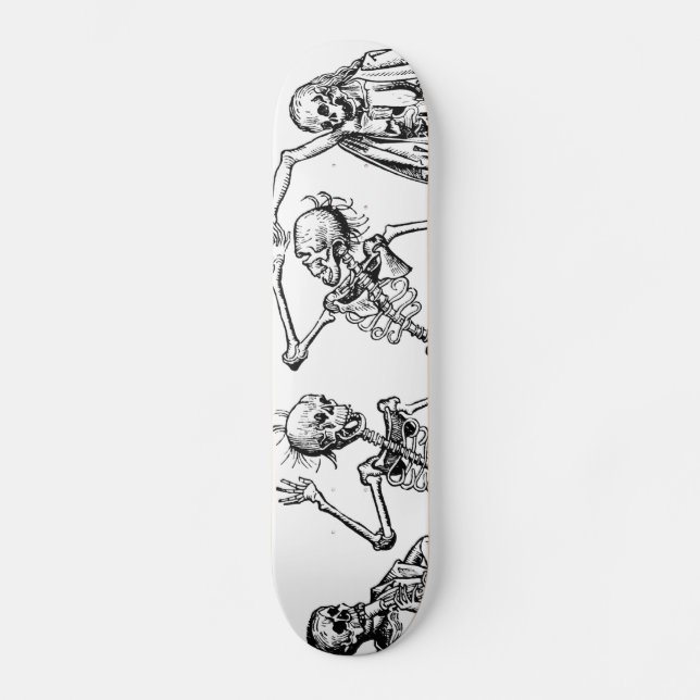 Skateboard Danse de la mort par Michael Wolgemut 1493 (Recto)