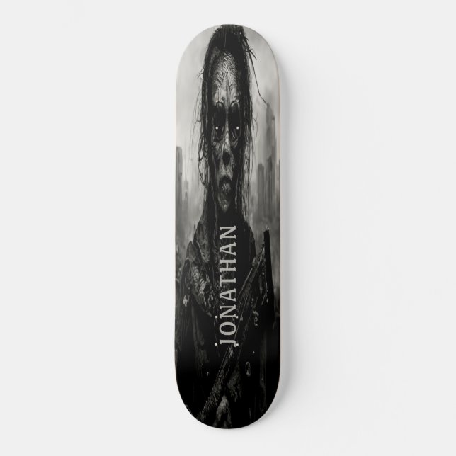 Skateboard Dark Frighening Zombie Warrior (Vorderseite)