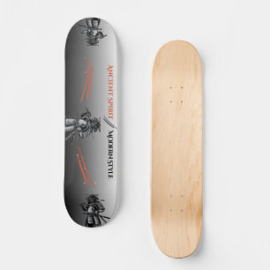 Skateboard de guerrier samouraï