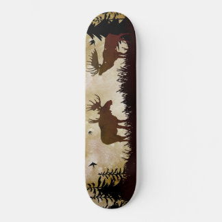 Skateboard de la faune de Moose Forest